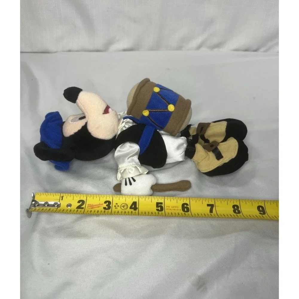 Disney Mickey Mouse 4th of July 2001 Colonial Drummer Plush Walt Disney World 9